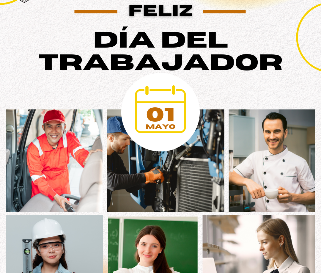 💪 ¡Feliz Día del Trabajador! 💪